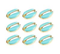 OSALADI Ensemble de Pendentifs à Breloques Accessoire DIY Délicat en Alliage Bleu 10 Pièces en 2 Sachets pour Fabrication de Bijoux, pour Collier et Boucles D'oreilles