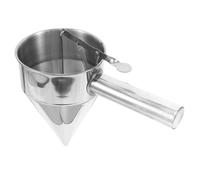 OSALADI Entonnoir en Acier Inoxydable Distributeur à Piston Amovible, Verseur Conique 50 CM pour Camping et Préparation de Gâteaux, Accessoire Cuisine Polyvalent