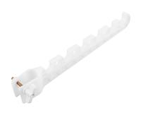 OSALADI Étendoir à Linge Mural Pliable Blanc Portant à Vêtements Multifonctionnel sans Perçage Support de Cintre Stable 27-32 CM Accessoire D’Extension pour Séchoir à Vêtements pour