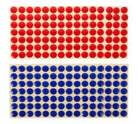 OSALADI Étiquettes Autocollantes Chaud/Froid pour Robinets 210 Pcs Plastique Solide Imperméable Bleu et Rouge Indicateurs Température Eau Cuisine et Salle de Bain Compatible Évier