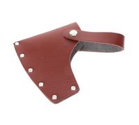 OSALADI Étui de Protection pour Tête de Hache en Nylon Épais Marron Rouge, Housse de Hache Portable pour Camping et Plein Air, Protège-lame Robuste Fixation Ceinture, Accessoire