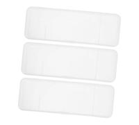 OSALADI Étui Portable en Plastique Rigide 3 Pièces pour Rasoirs Manuels et Outils de Soin Transparent, pour Hôtel et Déplacement