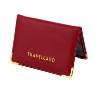 OSALADI Étui Protection Cartes PU Mince Porte-Cartes Crédit Et Identités Pochette Pratique Et Résistante pour Banque Et Voyage Protection Anti-Rayures Et Pliures Portable Au Quotidien