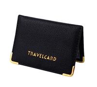 OSALADI Étui Protection Cartes Ultra-Mince Noire Pochette Banque pour Permis Carte Identité Et Sac De Protection Quotidien Résistant Aux Rayures Portefeuille Pratique Et Léger