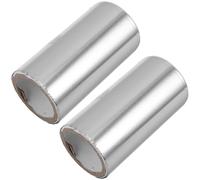 OSALADI Feuilles D'aluminium pour Ongles 2 Rouleaux 3 Mètres, Papier Aluminium Fin pour Dissolvant Vernis Gel, Lingettes Dissolvantes Professionnelles pour Dépose Facile Gel et Acrylique,