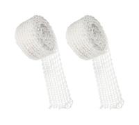 OSALADI Filet à Viande en Rouleau 2 Pcs Filet Élastique Tissé 16 Trous 5 M Ficelle de Boucher pour Cuisson Barbecue Rôtissage Fumoir Cuisine et Bœuf Adaptable