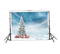 OSALADI Fond Photo Sapin Noël Arrière-Plan Fête Décoratif Résolution Élevée Couleurs Vives Usage Studio ou Maison