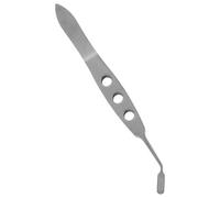OSALADI Forceps Embout Lisse de Massage des Glandes en Acier Inoxydable et Blocage Glandulaire pour Soin des Paupières Usage Professionnel en Salon et Domicile