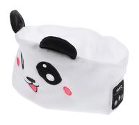 OSALADI Foulard Musical Écouteurs -tête En Polaire Écouteurs Pour Enfants à Usage Domestique Écouteurs à Haut-parleur Mince Bandeaux Panda Bande Faciale Polyester