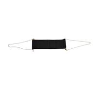 OSALADI Hamac de Bureau Réglable pour Repose Support Portable Toile Noire pour Détendre Vos Jambes ou Extérieur