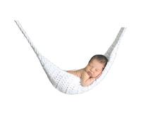 OSALADI Hamac Fait Main pour Bébé Hamac pour Bébé Accessoire De Photographie Nouveau-né Manuel Enfant Blanche Accessoires