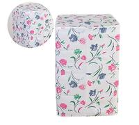 OSALADI Housse De Machine à Laver Étanche Imprimée Fleurs Étoile Du Matin Anti-poussière Et Humidité Pour Lave-linge à Chargement Frontal