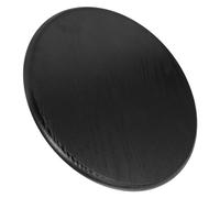 OSALADI Housse de Siège de Tabouret Rond en Bois Massif Noir, Partie Assise de Remplacement pour Tabouret de Bar, Accessoire Solide Adapté aux Sièges Ronds D'intérieur et Extérieur,