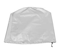 OSALADI Housse pour Barbecue d'Extérieur Ronde 58X77 CM en Polyester Argenté Imperméable et Résistante aux UV Protection Vent Poussière et Gel pour Jardin et Camping