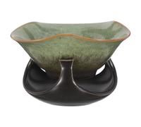 OSALADI Infuseur à Thé en Porcelaine Passoire Fine, Accessoire Traditionnel Chinois pour Thé Kung Fu, Réutilisable, Résistance Thermique, pour Infusion de Feuilles en Vrac