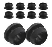 OSALADI Joint d'Étanchéité Silicone TPE Noir 16 MM pour Robinetterie et Système d'Irrigation Goutte à Goutte Rondelle Anti-Fuite pour Vanne de Dérivation Lot de 50 Pièces Compatible