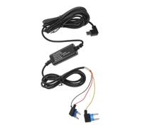 OSALADI Kit de Câblage Rigide pour Caméra Embarquée Fonction Auto Start/Stop, Structure Triplecore en Plastique et Cuivre, Installation 3 Fils pour Dashcam Voiture Noire