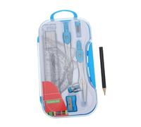 OSALADI Kit de Compas et Règles pour Dessin Ensemble de Outils de Mesure avec Boîte de Rangement pour Architecture et Design Artistique Couleur Couleur