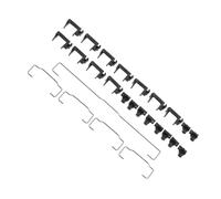 OSALADI Kit De Stabilisation De Touches pour Clavier Gh60 Barre De 6 25 Pouces Et Inserts De 2 Pouces Boîtier De Stabilisation Kit De Câbles De Remplacement