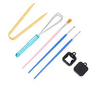 OSALADI Kit Doutils Dextraction De Clavier 6 Pièces Brosse Et Extracteur De Touches pour Le Nettoyage Et La Réparation des Accessoires De Clavier Mécanique