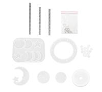 OSALADI Kit Moule Silicone Carillon Éolien pour Époxy Flexible et Durable Décoration Suspendue Diy Création Personnalisée
