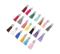 OSALADI Kit Porte-clés Vrac Pendentifs à Pompon Ornements De Sac Faits Main Matériel De Fabrication