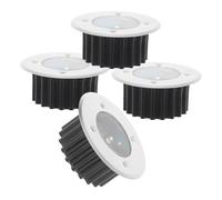 OSALADI Lampes Solaires Extérieur Acier Inoxydable Lot de 4 Spots Encastrables Étanches Conçues pour Résister la Pluie et Neige Éclairage Jardin LED pour Allée et Terrasse