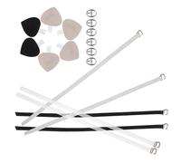 OSALADI Lanières de Chaussures en Cuir Microfibre pour Femmes, Lacets Anti-chute Réglables pour Talons Hauts, 3 Paires, pour Marcher ou Événements