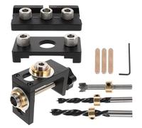 OSALADI Localisateur De Perçage Guide De Perçage De Poche Localisateur De Trous Outil De Réparation De Meubles Réglable Pour Le Travail Du