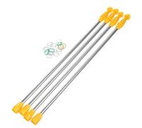 OSALADI Longue Perche Télescopique en Acier Inoxydable pour Pulvérisateur, Accessoire 20 Anneaux Caoutchouc et 4 Rampes, Rallonge pour Arrosage Jardin et Cultures Agricoles