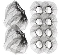 OSALADI Lot de 10 Filets à Cheveux Invisibles en Maille Fine, Taille Unique, Couleur Naturelle, pour Perruques Femmes, Usage Quotidien et Soirées, Bonnet de Postiche Respirant et