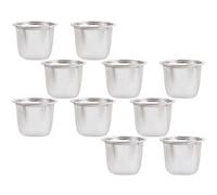 OSALADI Lot de 10 Filtres à Thé en Acier Inoxydable 65 CM X 5 CM Passoire à Mailles Fines pour Thé en Vrac Panier Infuseur Pratique pour Maison et Usage Quotidien