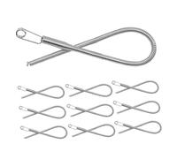 OSALADI Lot De 10 Outils D'Enfilage Pour Pantalons Crochet Pour Enfiler Des Cordes Attrape-Fil Outils De Tricot À La Main Aiguille D'Enfilage De Corde En Acier Inoxydable