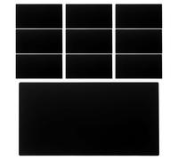 OSALADI Lot de 10 Plaques Vierges en Aluminium 150x100 Mm, 0,5 Mm D'épaisseur, Plaques Nominatives pour Gravure Laser, Résistantes la Corrosion, pour Bureaux, Écoles et Hôpitaux