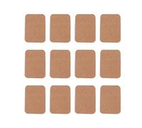 OSALADI Lot de 100 Cartes Porte-Boucles d'oreilles en Papier Kraft Rétro, Papier Solide, Étiquettes pour Bijoux Faits Main, Présentoir Organisé pour Rangement Et Exposition, Artisanat Bijoux