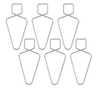 OSALADI Lot de 100 Crochets de Plafond en Acier de 8 Crochets de Serrage à Compression pour Plafond Suspendu à Suspendre sans Clous ni Vis pour Bureau Salle de Classe et Décoration