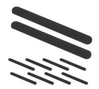 OSALADI Lot de 12 Bâtonnets de Ponçage et Polissage Noir Double Face en Éponge Abrasive, Robustes pour Maquettes, Figurines et Travail du Bois en Artisanat Délicat