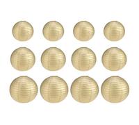 OSALADI Lot de 12 Lanternes en Papier Dorées 4 Tailles pour Décoration De Mariage De Festival