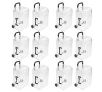 OSALADI Lot de 12 Mini Valises à Roulettes Transparentes en Plastique Boîtes à Bonbons Créatives pour Présents d'Invités Emballage Original pour Mariage et Décoration de Fête Fermeture