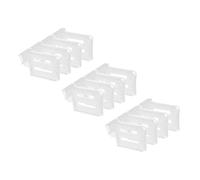 OSALADI Lot De 12 Séparateurs Extensibles Pour Clip De Porte Latérale De Réfrigérateur, Plaques De Séparation Réglables Pour Tiroir, Organisateur D'étagères De Réfrigérateur Pratique