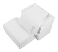 OSALADI Lot de 125 Nappes Jetables pour Manucure en Papier Blanc Tapis Absorbant pour Nail Art Coussin de Bureau pour Salon Manucure Protection Imperméable pour Table et Pédicure