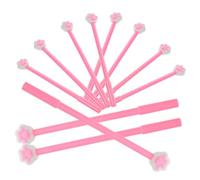 OSALADI Lot De 16 Stylos À Griffes De Chat En Plastique Gel Et Pelucheux Couleur Aléatoire