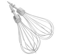 OSALADI Lot de 2 à Œufs en Acier Inoxydable Accessoires pour Batteur Électrique Compatible Mini-Perceuse Manuel Grand Format pour et Œufs Pâtisserie Cuisine Réutilisable