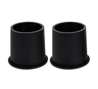 OSALADI Lot de 2 Bouchons en Silicone Noirs pour Trou de Parasol de Terrasse Bouchons de Coin Compatibles Table D’Extérieur Protection Anti-Rayures et Fixation Stable pour Parasol