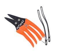 OSALADI Lot de 2 Cisailles à Sabots en Acier au Carbone Coupe-Sabots Droits Multifonctions pour Moutons et Chèvres Outils Vétérinaires Légers et Portables Fourniture de Toilettage pour