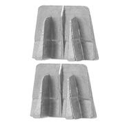 OSALADI Lot de 2 Coins Métalliques en Aluminium Robustes pour Marteau et Hache, Cales Coniques de Poignée, Accessoires Fixation Meubles et Outils en Bois, Compatibles Bureaux et Chaises,