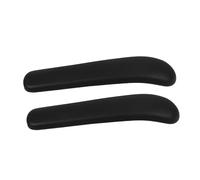 OSALADI Lot De 2 Coussins De Bras pour Chaise De Bureau Support pour Gamer Accoudoir Maverick Housse Amovible Épais en Polyuréthane Noir