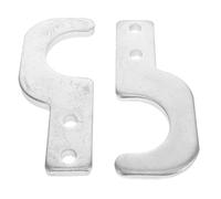 OSALADI Lot de 2 Crochets D'échafaudage en Acier Verrouillage Sécurisé, Supports Robustes pour Planches, Accessoires Polyvalents pour Plateformes Stables et Sécurité Chantier