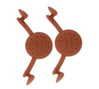 OSALADI Lot de 2 Entraîneurs Faciaux pour Sourire Naturel, Correcteurs de Sourire en Plastique Marron, Outil de Modelage des Muscles Faciaux, Appareil de Tonification pour Visage, Usage