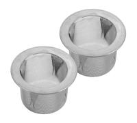 OSALADI Lot de 2 Filtres D’entrée pour Réservoir de Liquide Lave-glace en Acier Inoxydable, Crépines pour Entonnoir Pare-brise, Compatible avec Véhicule Électrique, Protection Anti-débris